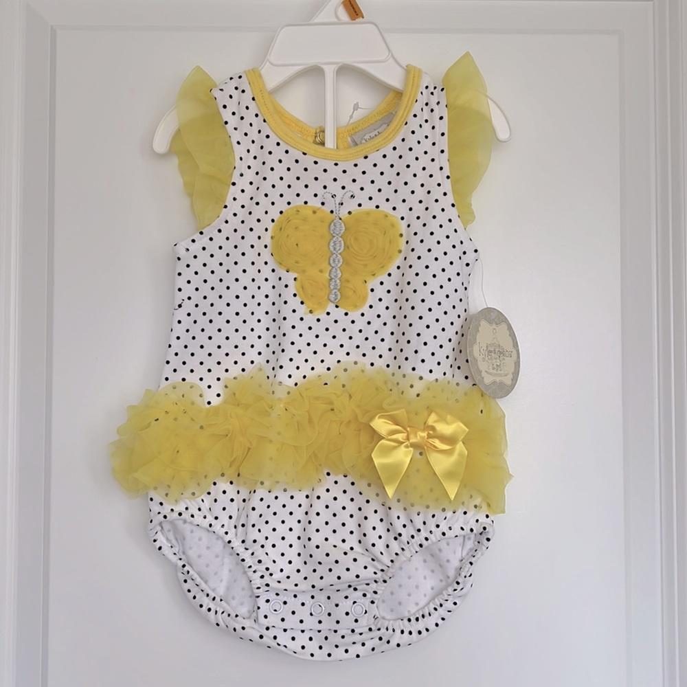 Kyle & Deena Baby Girl Butterfly One Piece Size‎ 6-9 M